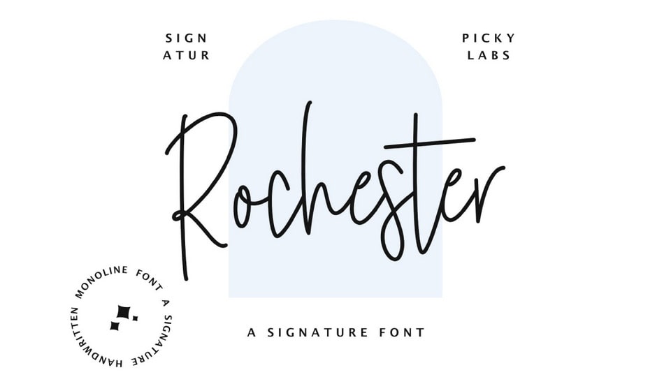 Rochester Signature Font: Adding Elegance to Your Designs