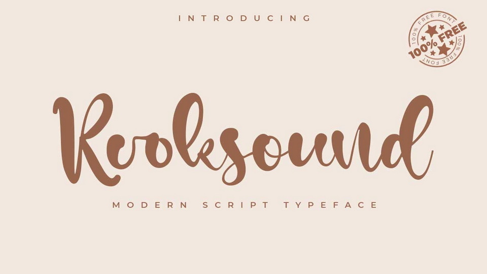 Rooksound: A Handwritten Typeface for Endearing Invitations and Organic Bran