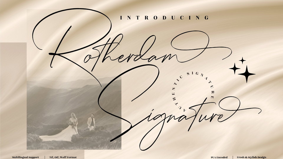 

Rotherdam Signature: A Unique and Luxurious Font for Any Design Project