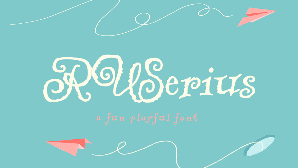 

Are You Serious (RUSerius): A Fun and Playful Font with a Latin Flair