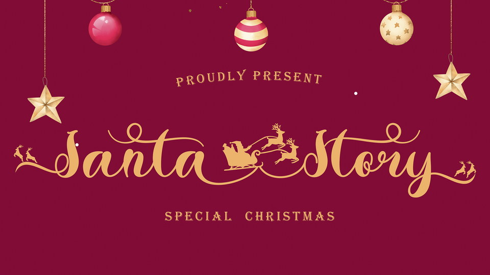 Santa Story Font: Adding Whimsy and Sophistication to Christmas Designs