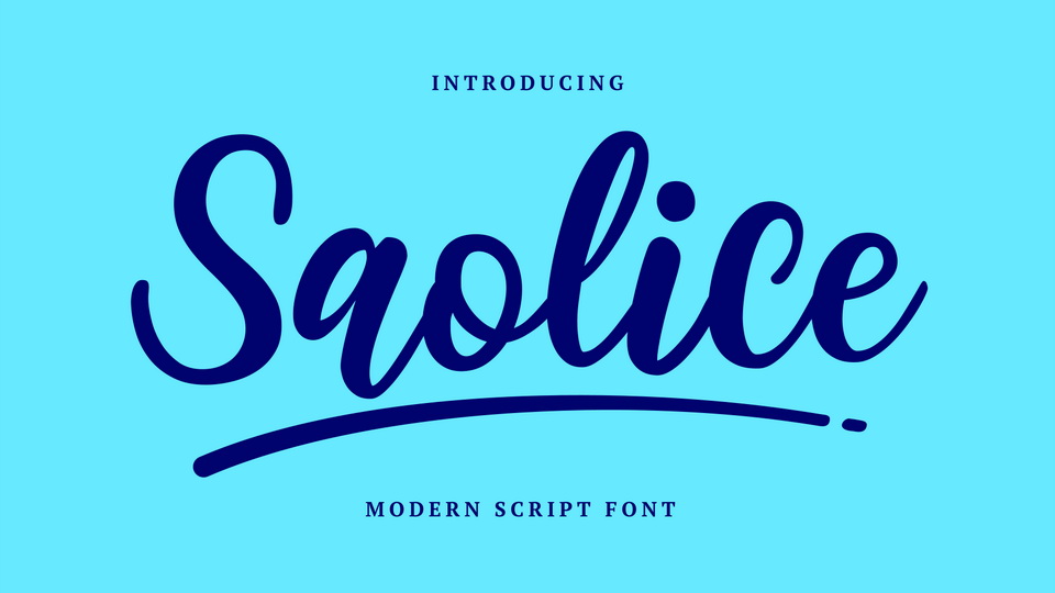 

Saolice: A Versatile and Charming Handwritten Font for Creative Projects