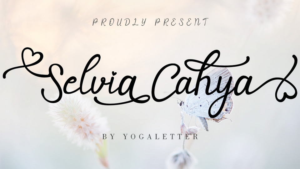 

Selvia Cahya: A Stunningly Beautiful Script Font with a Modern Twist