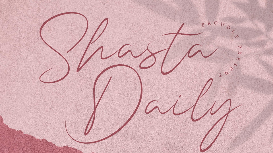 Shasta Daily: A Charming Handwritten Font for Elegant and Feminine Design Projects