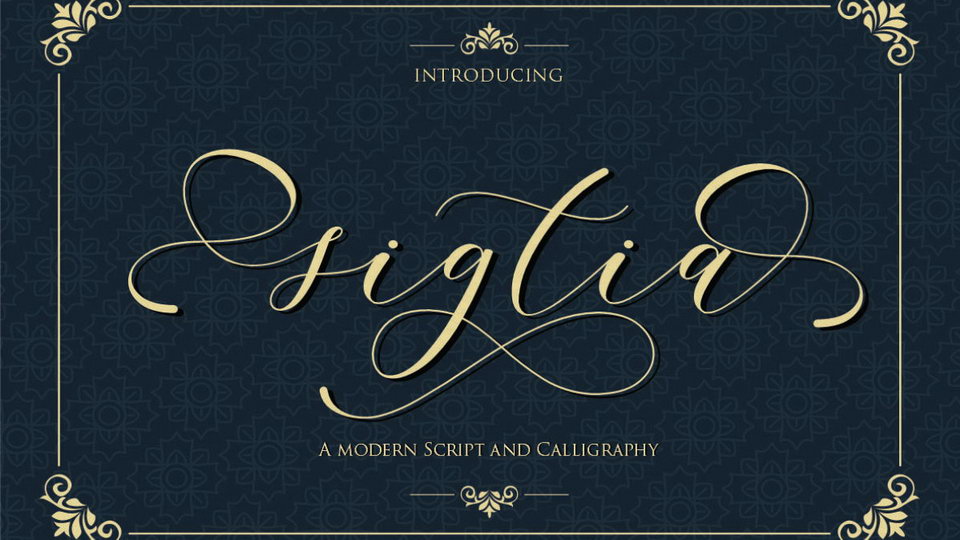 

Sigtia: An Exquisite Handwritten Font That Truly Stands Out From the Crowd