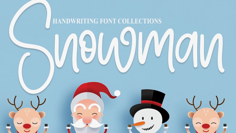 Snowman: A Creative Script Font for Modern Elegance