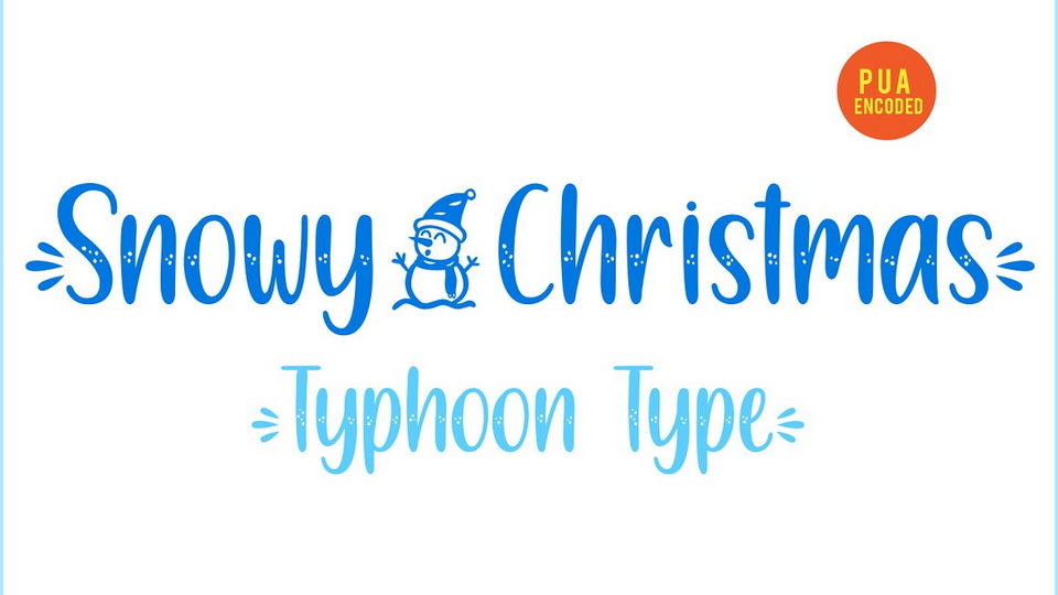 

Snowy Christmas: The Perfect Font for Your Holiday Projects