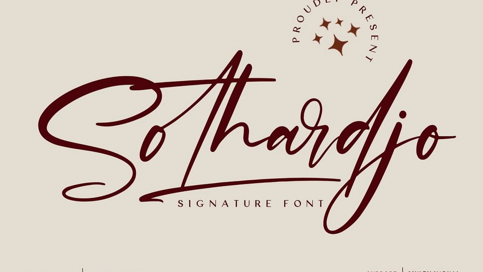 

Sothardjo: A Graceful, Exquisite Calligraphic Font
