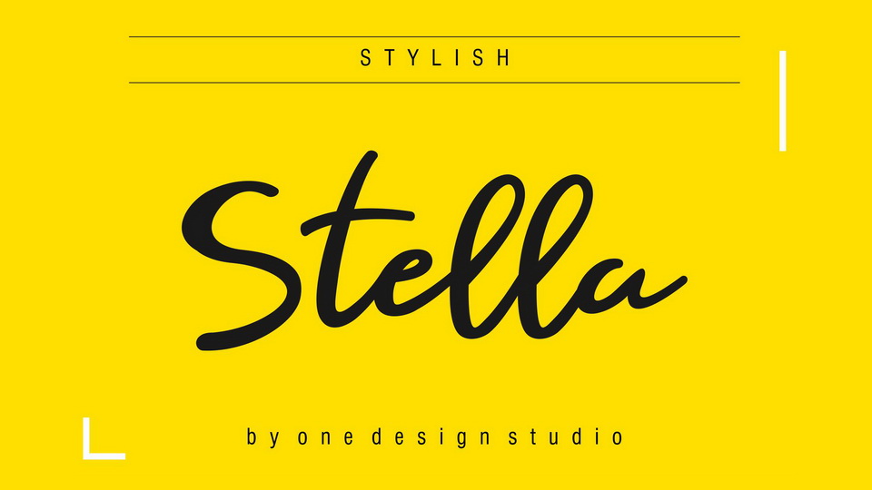 

Stella: A Unique and Modern Handwritten Font