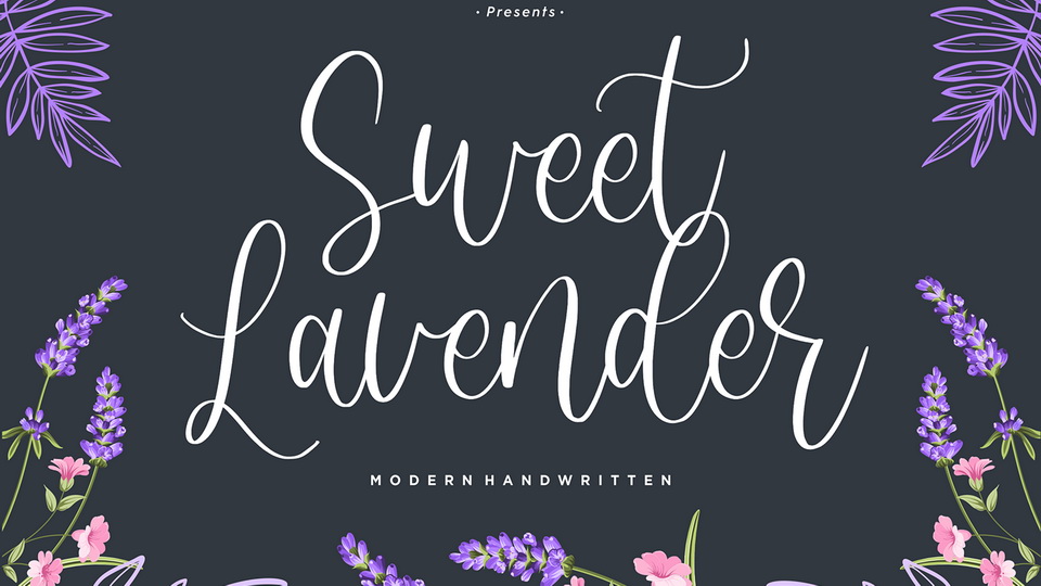 

Sweet Lavender - A Beautiful Modern Handwritten Font with a Sense of Nostalgia and Romance