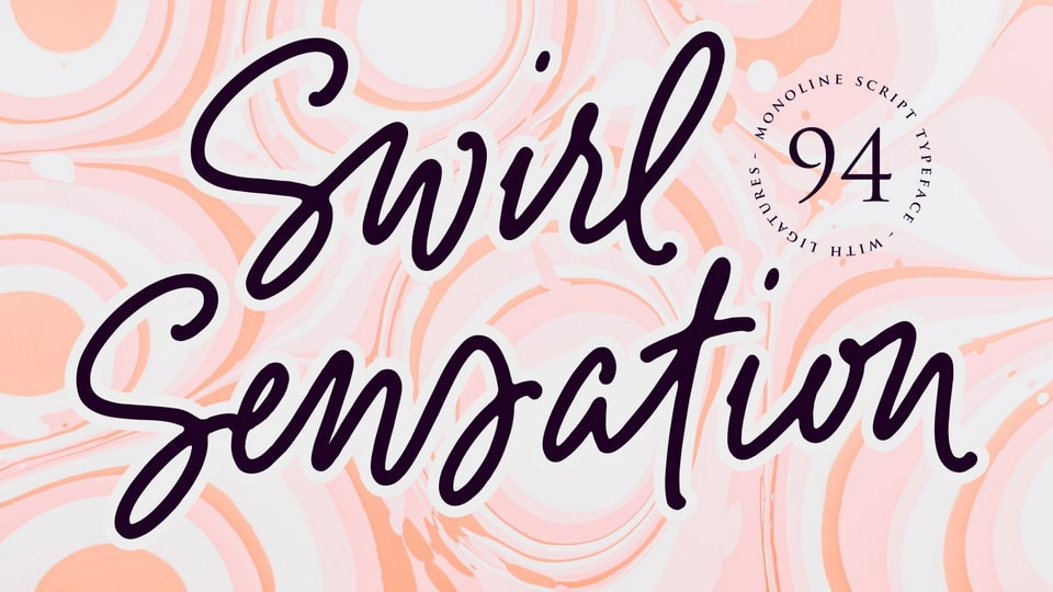 Swirl Sensations by Lovely Label: Capturing the Essence of the Pen Stroke in a Series of Fonts