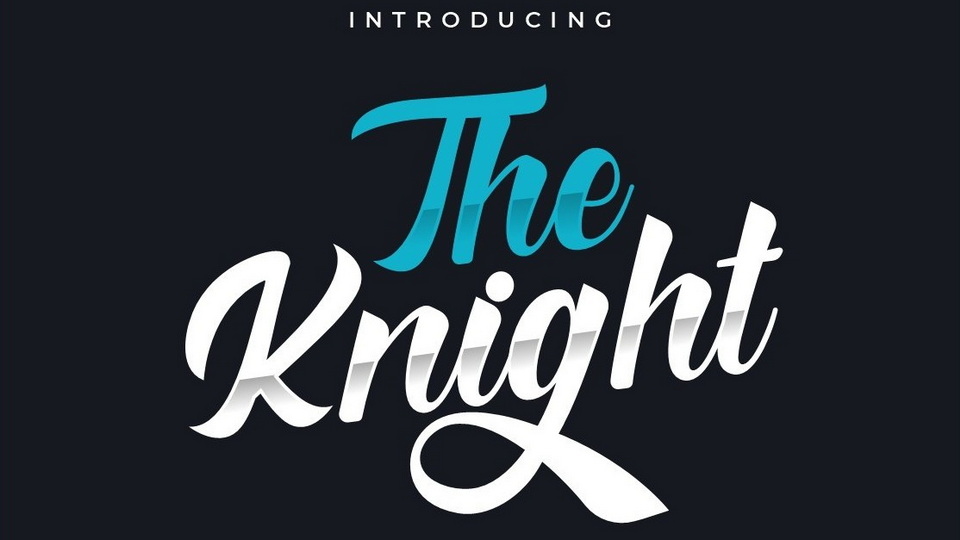 

The Knight Font: Give Your Design a Classic Look