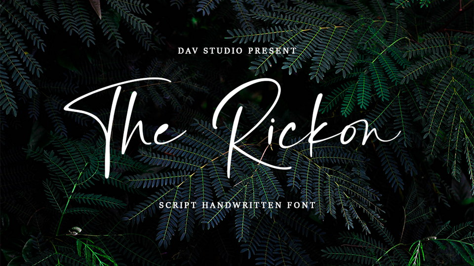 

The Rickon Font: Natural and Elegant for Any Project