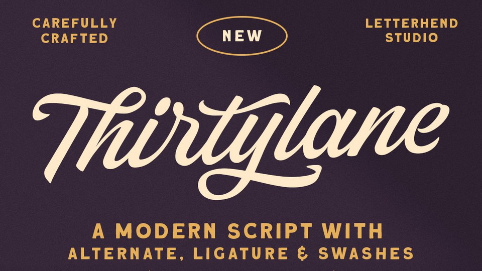 

Thirtylane: A Bold and Stylish Font to Elevate Your Design Project
