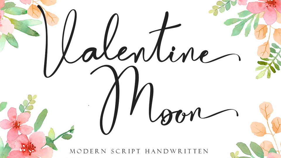 

Valentine Moon: A Beautiful Font for Any Romantic Occasion