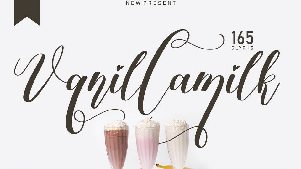 Vanillamilk: A Stunning Handwritten Font for Creative and Elegant Projects