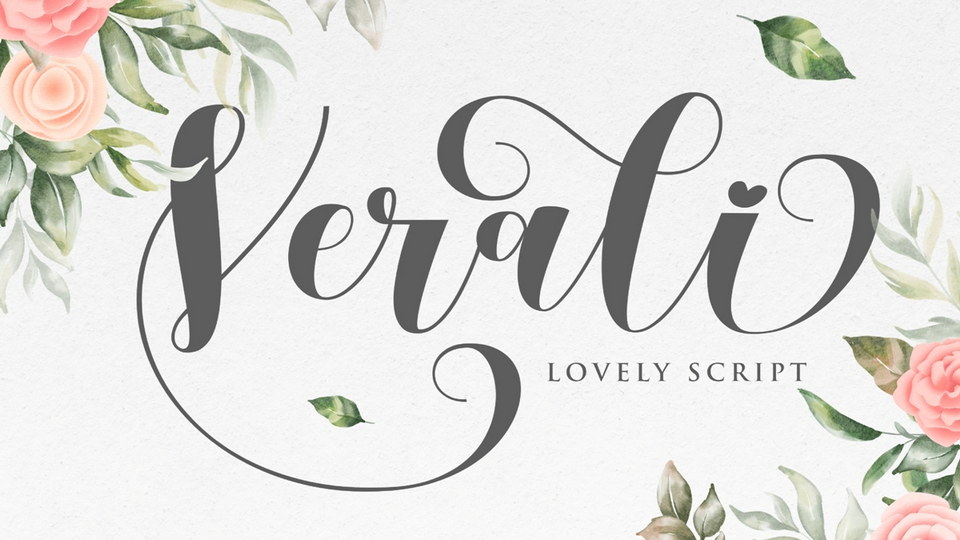  Verali: A Beautiful Calligraphy Font for Versatile Use