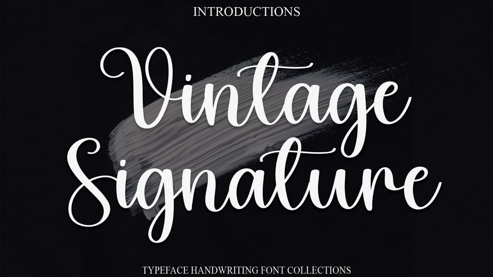 Vintage Signature: A Charming and Polished Calligraphy Script Font for All Your Design Needs