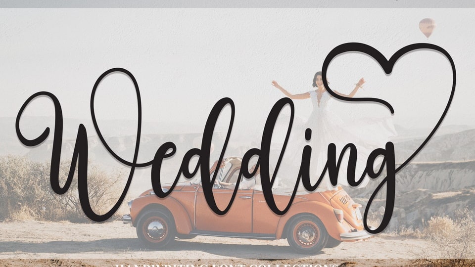 Wedding Font: Perfect Script Typeface for Formal and Casual Projects