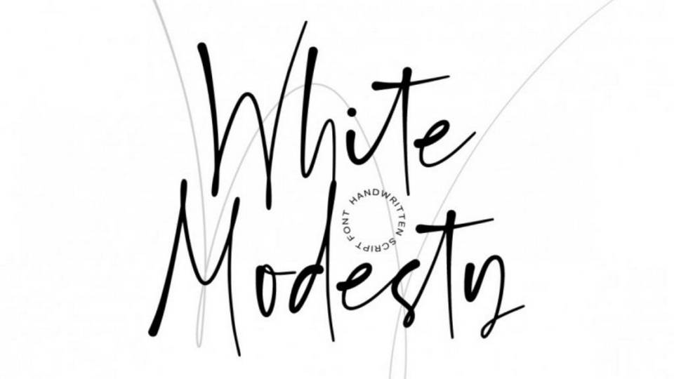 White Modesty: A Handwritten Font for Effortless and Casual Design Projects