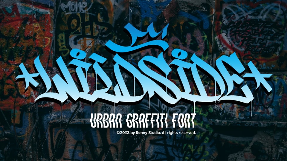 

Wildside: A Hand Lettered Typeface Inspired by Street Art