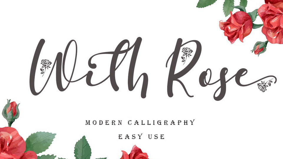 

Rose: A Modern Calligraphy Font Designed with Beauty and Simplicity in Mind