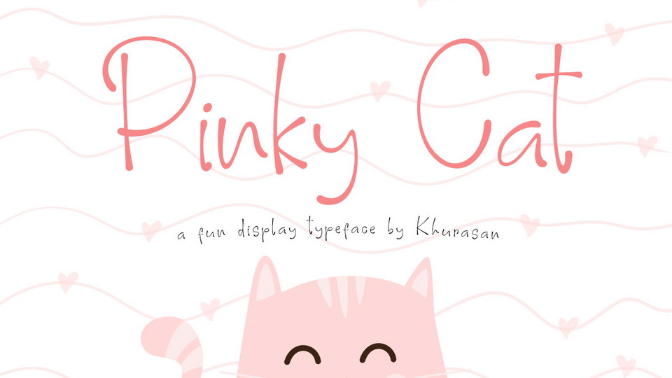 

Pinky Cat Font: Perfect for Any Fun Project