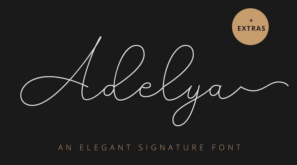 

Adelya: An Elegant and Sophisticated Font Perfect for Any Design Project