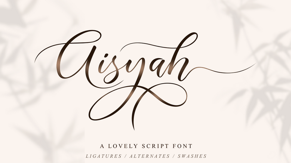 

Aisyah: An Elegant and Modern Font for Any Design Project