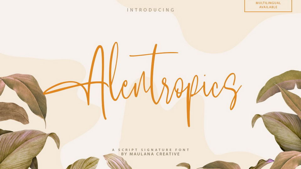 

Alentropics: A Unique, Handcrafted Font Perfect for Any Design