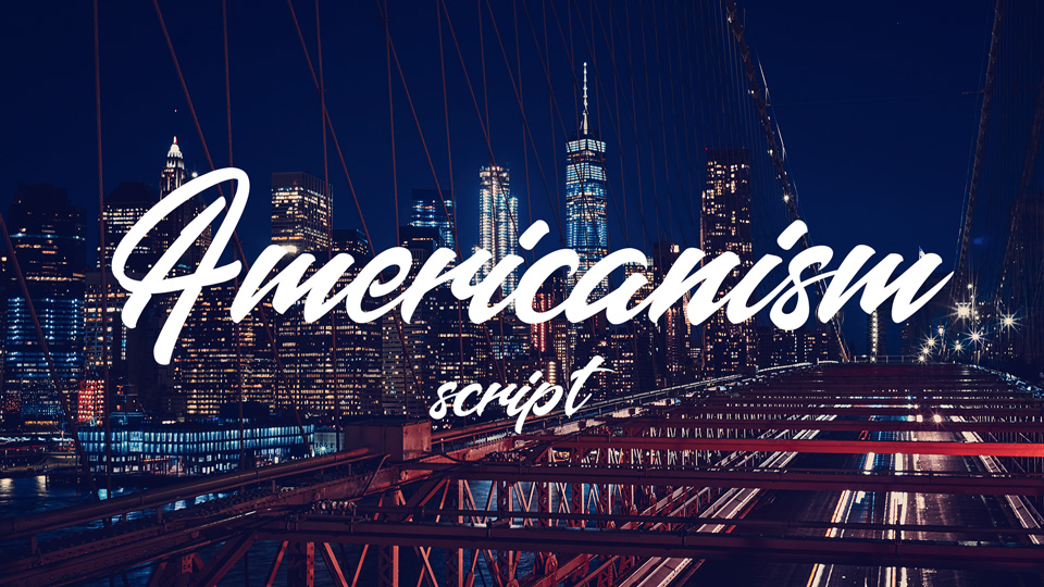 

Americanism Font: A Symbol of the American Spirit