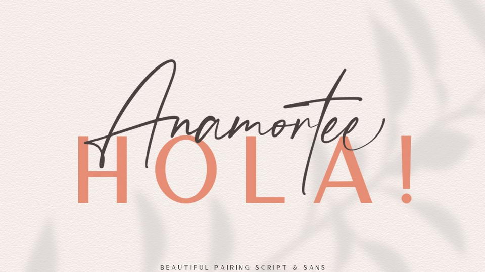 

Anamortee: Elegant Handwritten Script