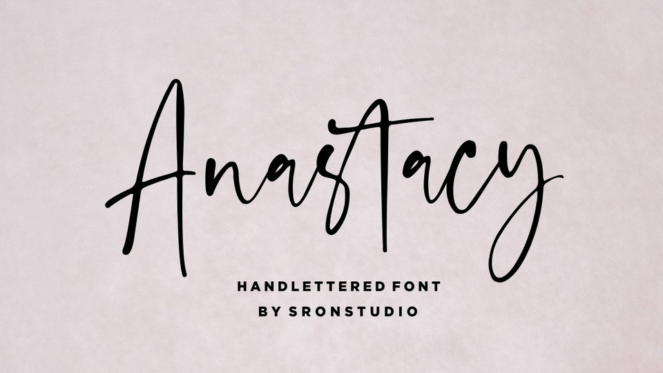 

Anastacy: A Stylish Handwritten Script Font