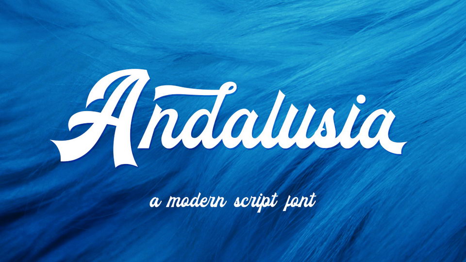 

Andalusia Script: A Modern Font with a Striking Design