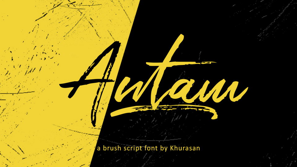 

Antam: A Bold and Unique Brush Font for Eye-Catching Designs