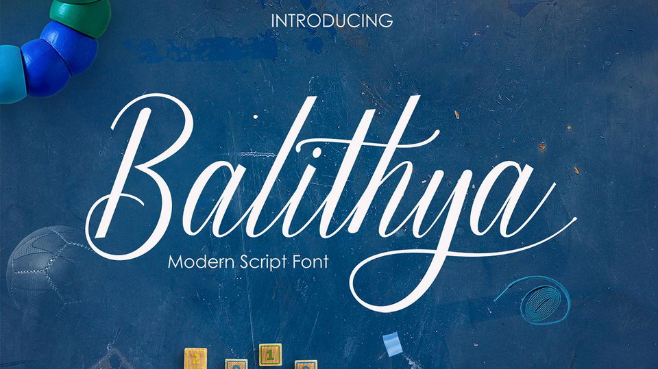 

Balithya – An Elegant Handwritten Script Font for Creating Unique Designs