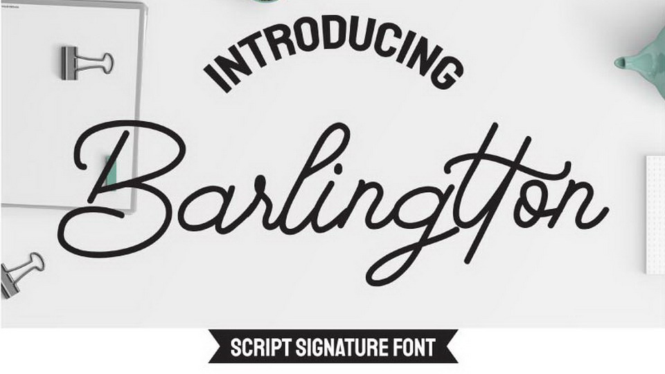 

Barlingtton: An Elegant and Sophisticated Script Font