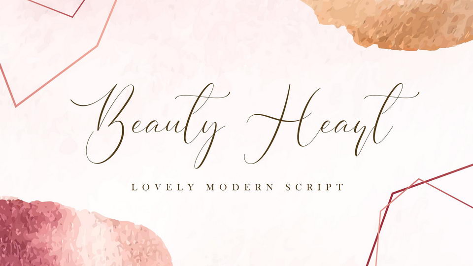 

Beauty Heart: An Eye-Catching Calligraphy Script Font That Exudes Style