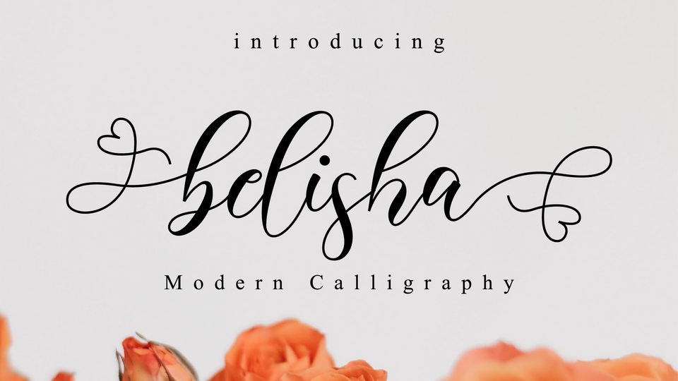 

Belisha - An Attractive Script Font with a Luxurious, Sophisticated and Contemporary Aesthetic and a Romantic Vibe