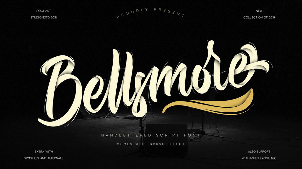 

Bellsmore Brush: A Unique Vintage Script Font with a Timeless Appeal