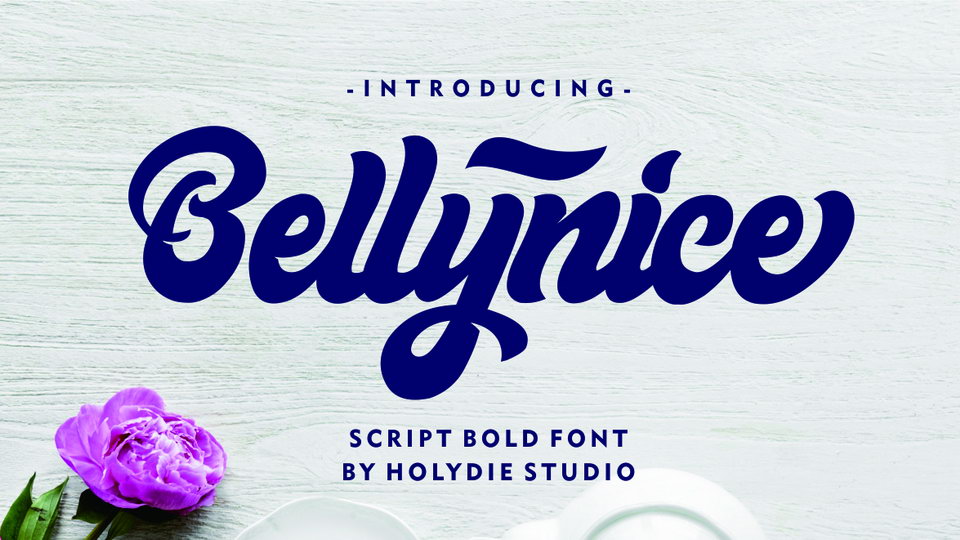 

Bellynice: An Eye-Catching Font to Make a Statement