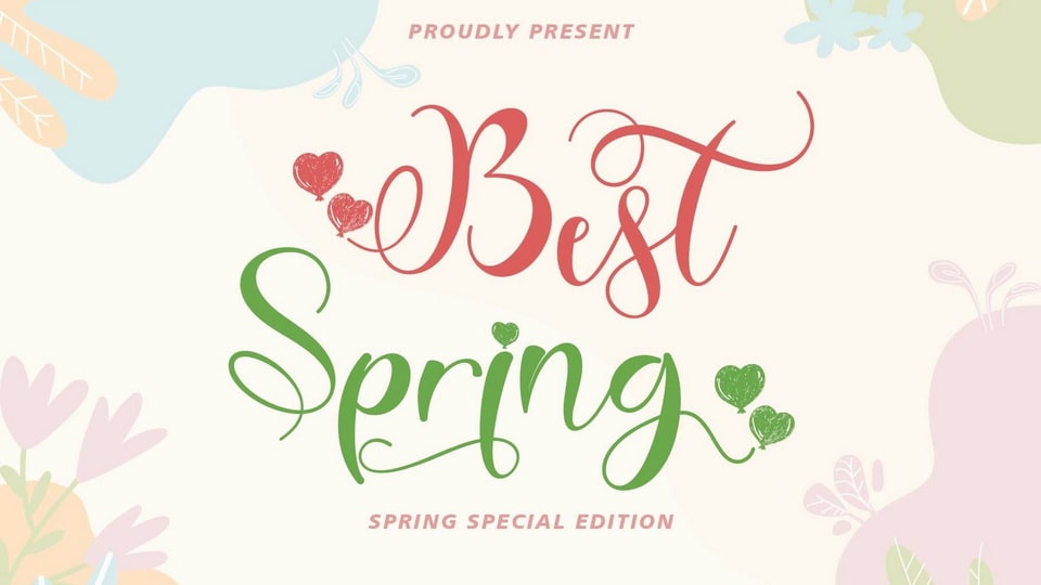 
Best Spring - A Very Beautiful and Unique Handwritten Font
