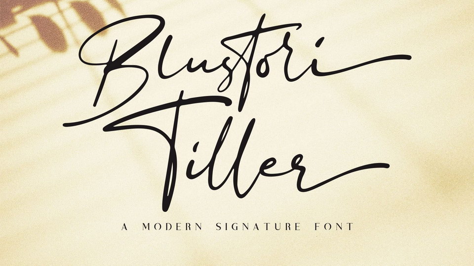 

Blustori Tiller: An Elegant, Modern Font Perfect for a Variety of Projects