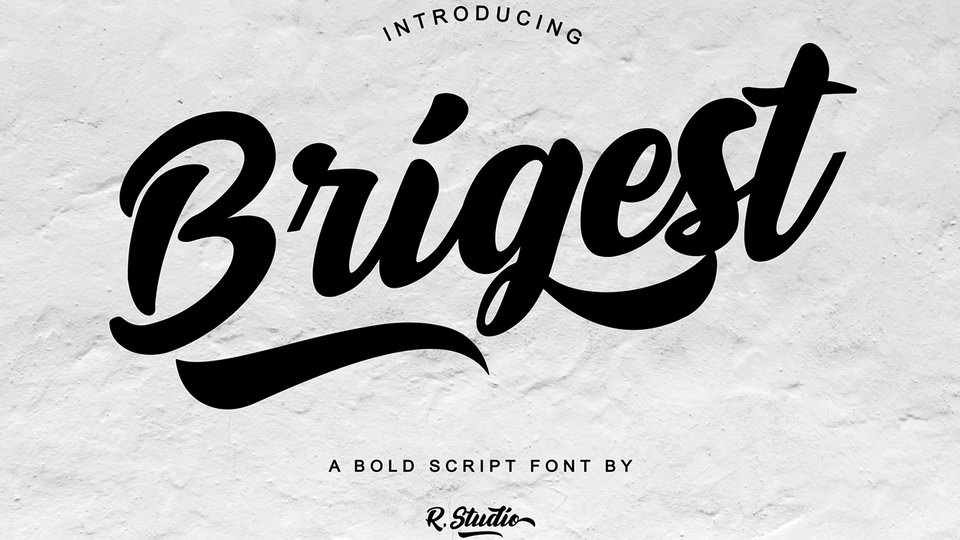 

Brigest: An Exceptional Script Typeface for Any Project