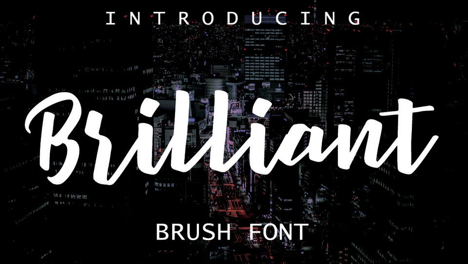 

Brilliant: A Bold and Contrast Hand Lettered Brush Font
