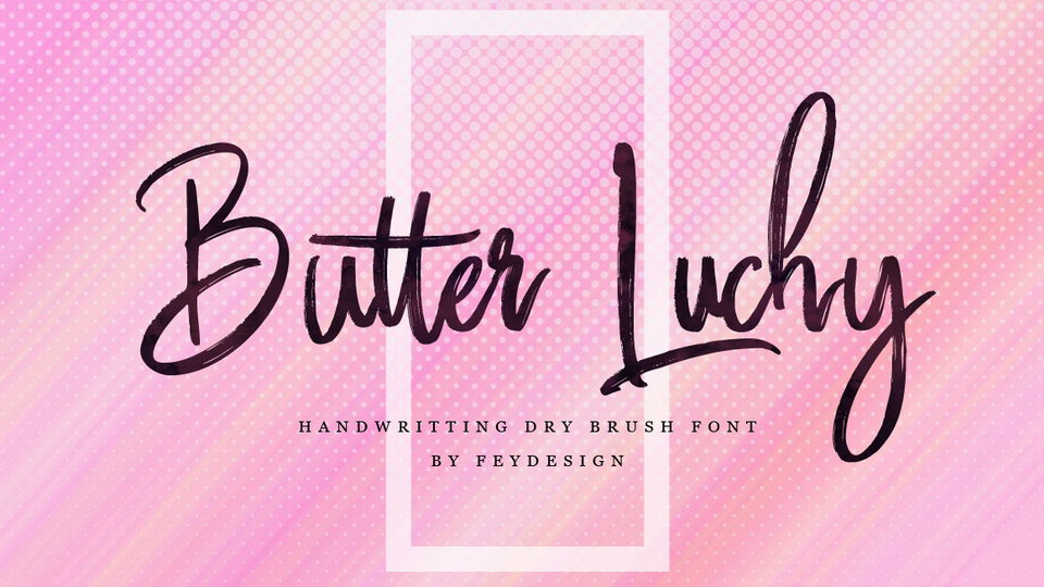 

Butter Luchy: An Incredibly Stylish and Versatile Handlettering Brush Style Script Font