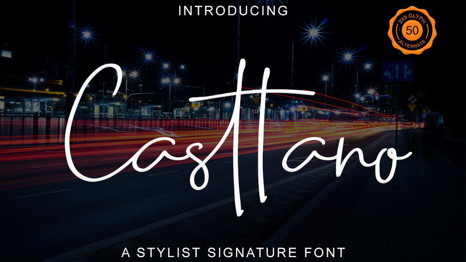 

Casttano: A Modern Signature Font for Stylish Text