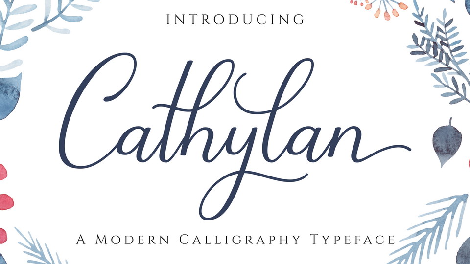 

The Cathylan Script Font: A Feminine Touch to Any Design