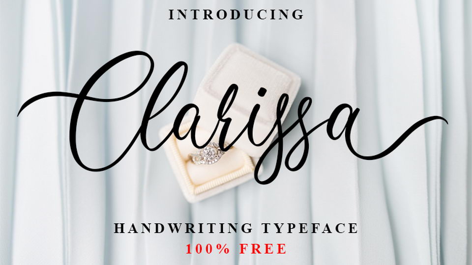 
Clarissa: A Free Elegant Modern Calligraphy Script Font