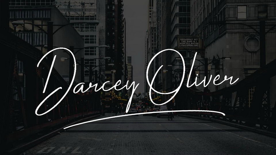 

Darcey Oliver: An Elegant Signature Font That Evokes a Sense of Romance and Charm